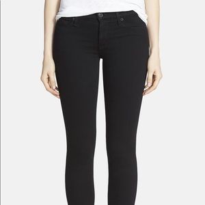 Hudson Jeans Krista Super Skinny Size 28 Black